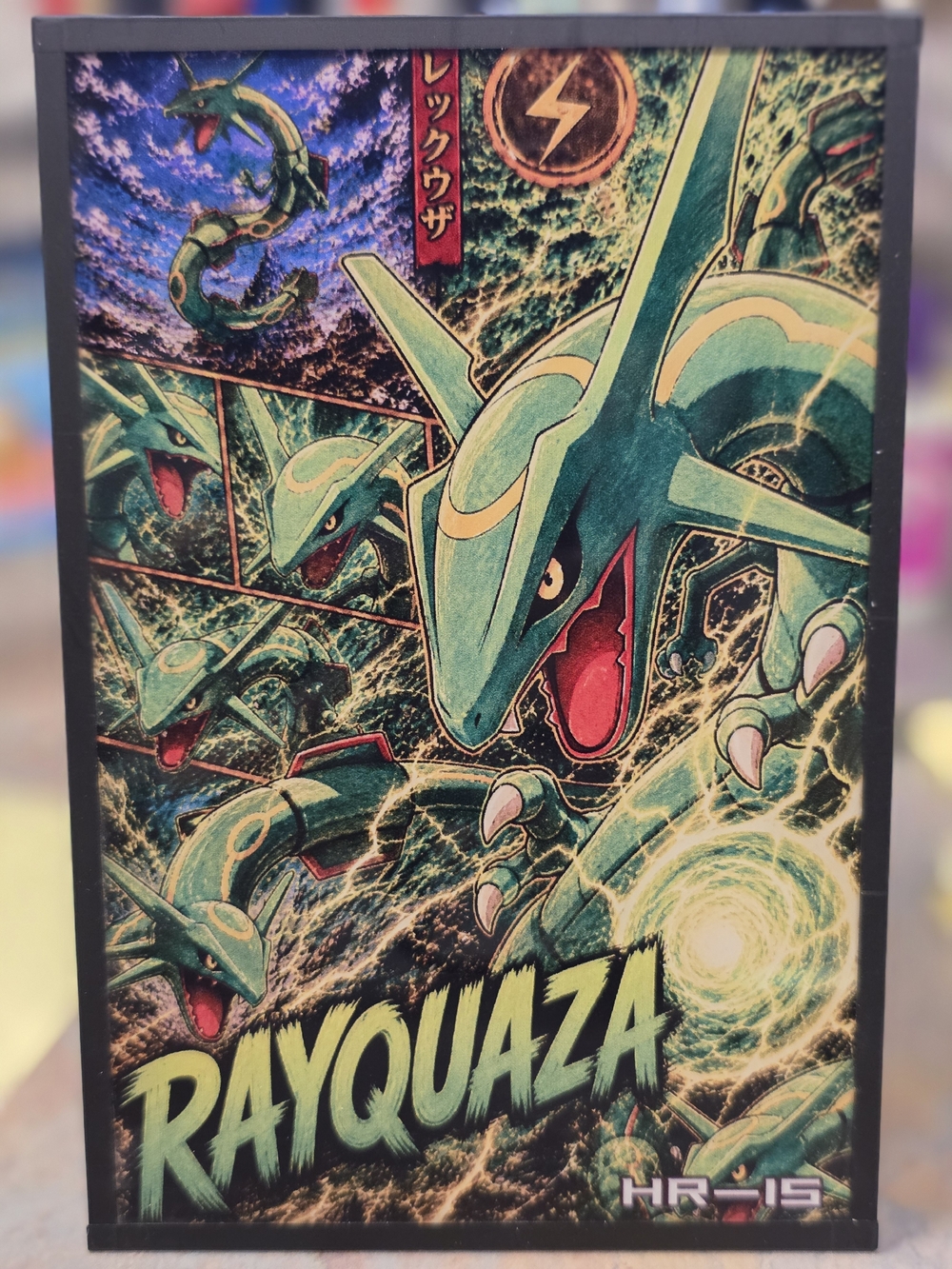 Pokemon Rayquaza Themed Art Board